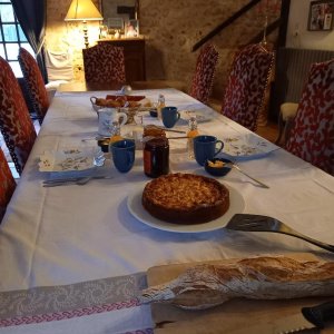 Petit déjeuner, Chambre d'hôtes La Grange